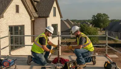Tulsa OK plumber repairing a residential pipe for plumbing service at plumbers tlsaok-new.com