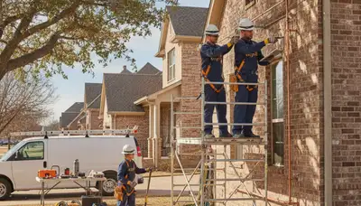 Tulsa, OK plumber repairing residential pipes for fast plumbing service