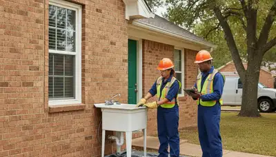 Tulsa, OK plumber repairing a plumbing system for residential service at Plumbers Tulsa OK