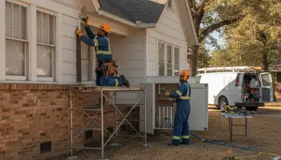 Tulsa, OK plumber repairing a leak for a plumbing service call