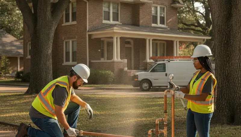 Tulsa, OK plumber providing residential plumbing repair service for local homes