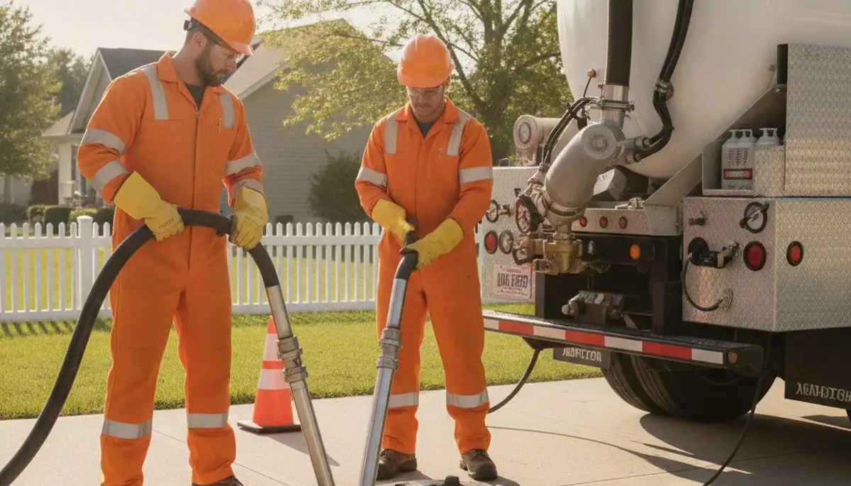 Tulsa, OK plumber providing septic pumping service for homes and keeping systems running cleanly