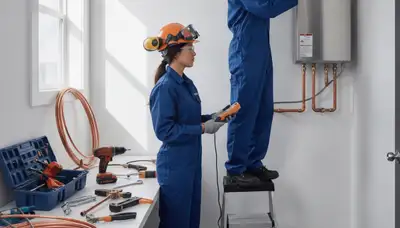 Tankless water heater installation for Tulsa, OK plumbing repair service